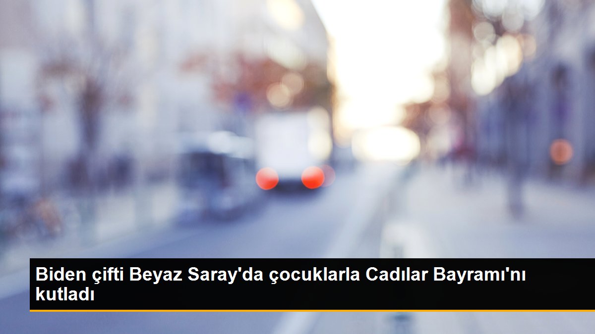 Biden çifti Beyaz Saray’da çocuklarla Cadılar Bayramı’nı kutladı