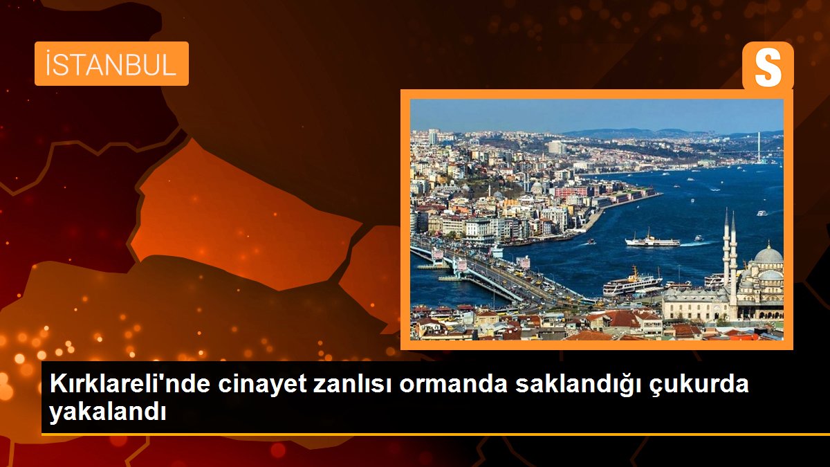 Kırklareli’nde cinayet zanlısı ormanda saklandığı çukurda yakalandı