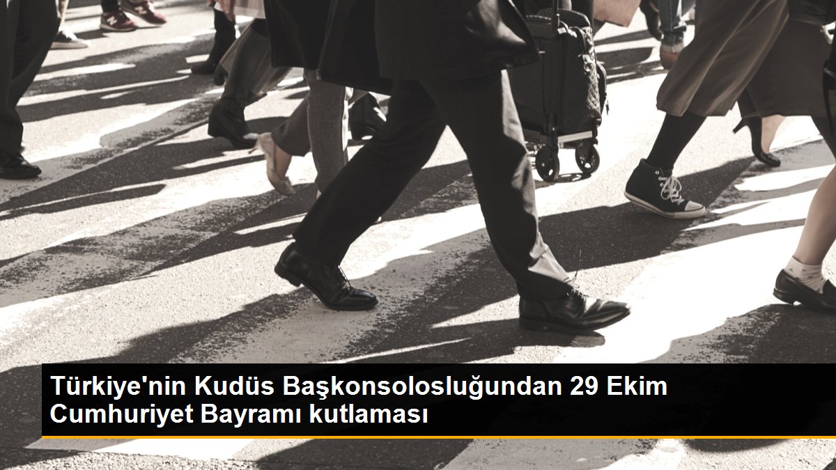 Türkiye’nin Kudüs Başkonsolosluğundan 29 Ekim Cumhuriyet Bayramı kutlaması