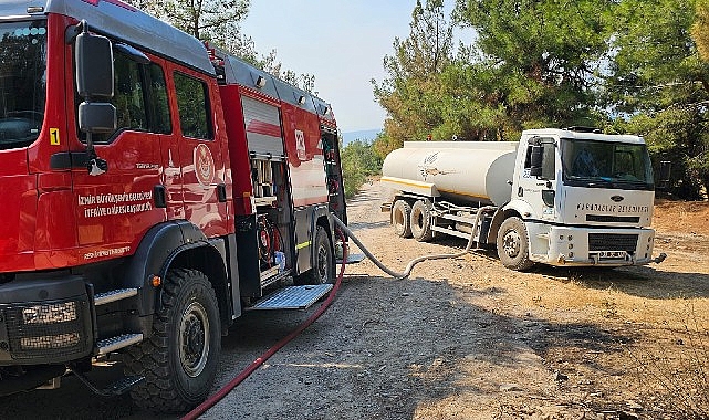 Çanakkale’deki yangına İzmir’den destek