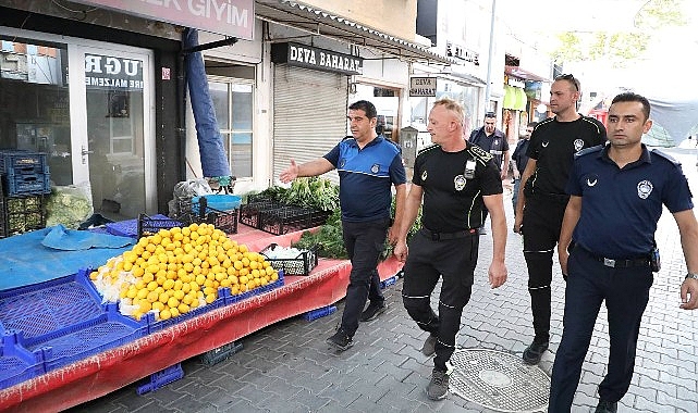 Edremit Zabıta’dan Pazar yeri denetimleri