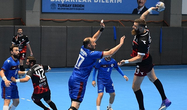 Çekişmeli maçın galibi Nilüfer Belediyespor