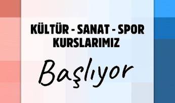 Gaziemir’de kültür, sanat ve spor kurslarına kayıtlar başladı