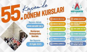 KAPEM’de 55. Dönem Kursları için kayıtlar başladı