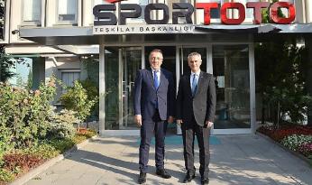 Nevşehir Belediye Başkanı Savran, Spor Toto Teşkilatı Başkanı Dr. Mehmet Ata Öztürk’ü ziyaret etti